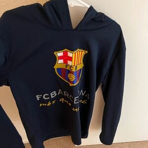FC Barcelona boys hoodie shirt long sleeve